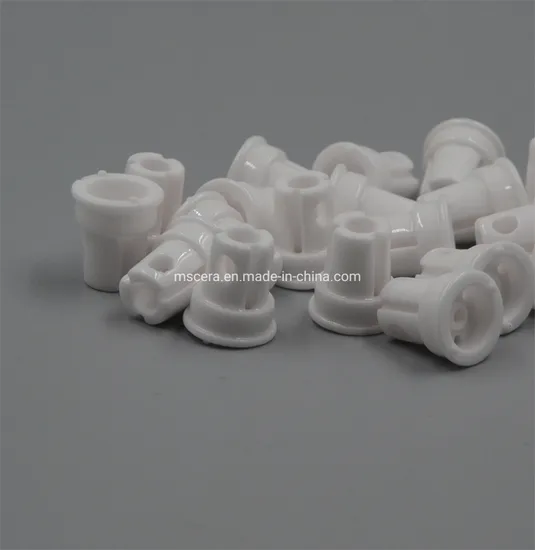 Glazed Machining 95% 99% Alumina Ceramic Al2O3 Insulator Tube